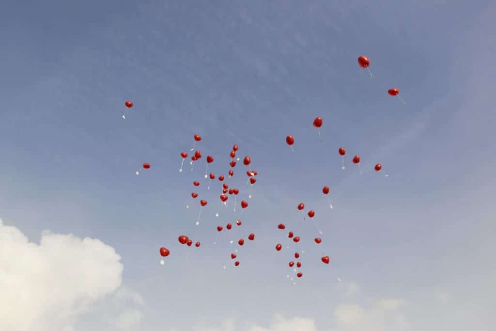 Luftballons Einfach Heiraten